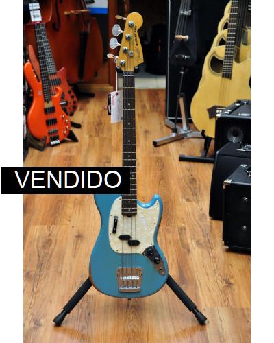 Fender Justin Meldal Johnsen Road Worn Mustang Faded Daphne Blue